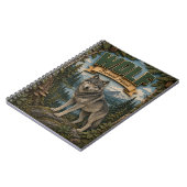 Wolf Boreal Wald POPCUT Notizblock (Linke Seite)