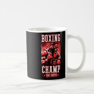 Wolf-Boxen-Champion _ Boxer-Kämpfer-Motivation  Kaffeetasse