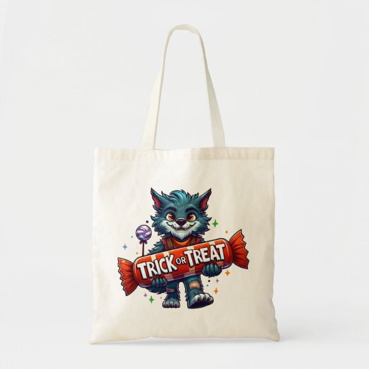 Wolf Boy Trick oder Treat Bag Tragetasche (Vorne)