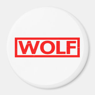 Wolf Briefmarke Magnet