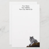 Wolf Briefpapier (Vorne/Hinten)