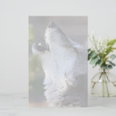 Wolf Briefpapier (Stehend Vorderseite)