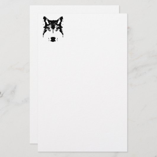Wolf Briefpapier (Vorne/Hinten)