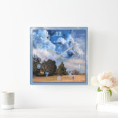 WOLF BROTHER OF THE RANGE QUADRATISCHE WANDUHR (Zuhause)