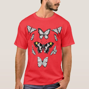 Wolf Butterfly Grunge Fairycore Ästhetische Mall G T-Shirt
