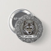 Wolf Button (Vorne & Hinten)