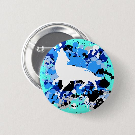 Wolf Button (Vorne & Hinten)