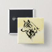 Wolf Button (Vorne & Hinten)