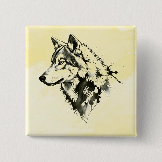 Wolf Button (Vorderseite)