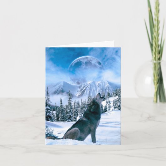 Wolf Call Karte (Vorderseite)