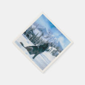 Wolf Call Serviette (Ecke)