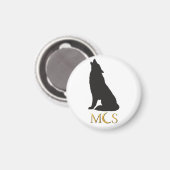 Wolf Calypso's Heart Magnet (Vorderseite/Rückseite)