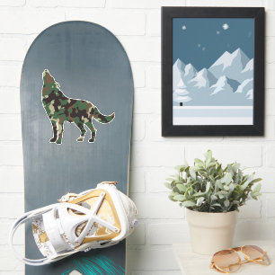 Wolf-Camouflage-Sticker Aufkleber