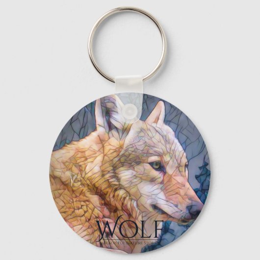 WOLF [Can key chain] Schlüsselanhänger (Vorderseite)