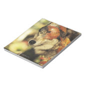 Wolf (Canis lupus) | Farbe des Herbstes Notizblock (Rotiert)