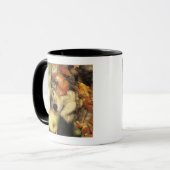 Wolf (Canis Lupus), Headshot, mit Herbstfarbe, Tasse (Vorderseite Links)