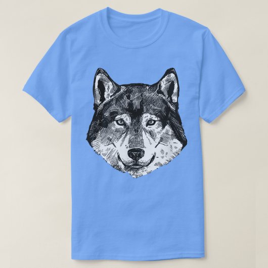 Wolf Canis lupus Raubtierfuttermärchen T-Shirt (Design vorne)