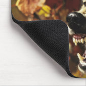 Wolf (Canis lupus), Schnauze, mit Kopf Mousepad (Ecke)