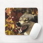 Wolf (Canis lupus), Schnauze, mit Kopf Mousepad (Mit Mouse)