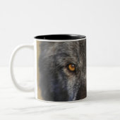 Wolf (CanisLupus) Zweifarbige Tasse (Links)