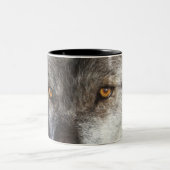 Wolf (CanisLupus) Zweifarbige Tasse (Mittel)