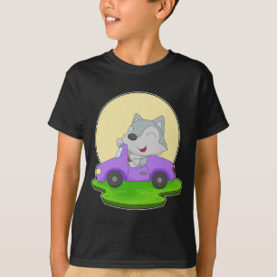 Wolf Car T-Shirt