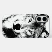 Wolf Case-Mate iPhone Hülle (Rückseite (Horizontal))