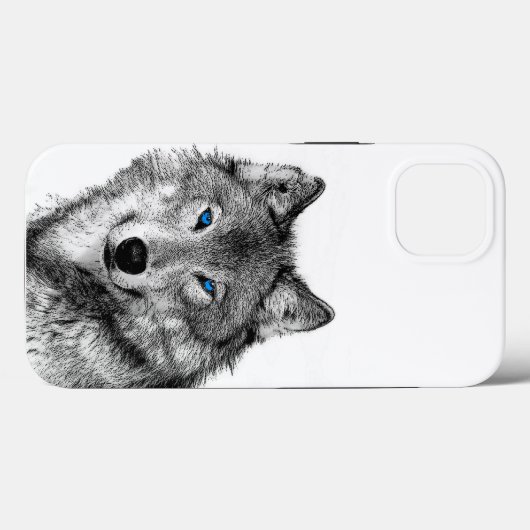 Wolf Case-Mate iPhone Hülle (Rückseite (Horizontal))
