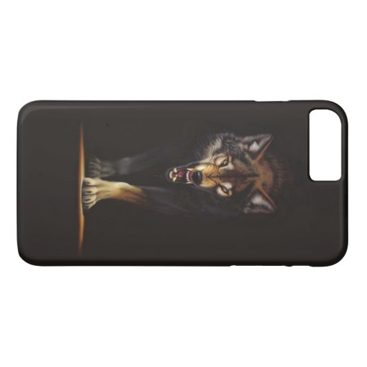 Wolf Case-Mate iPhone Hülle (Rückseite (Horizontal))