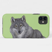 Wolf Case-Mate iPhone Hülle (Rückseite (Horizontal))