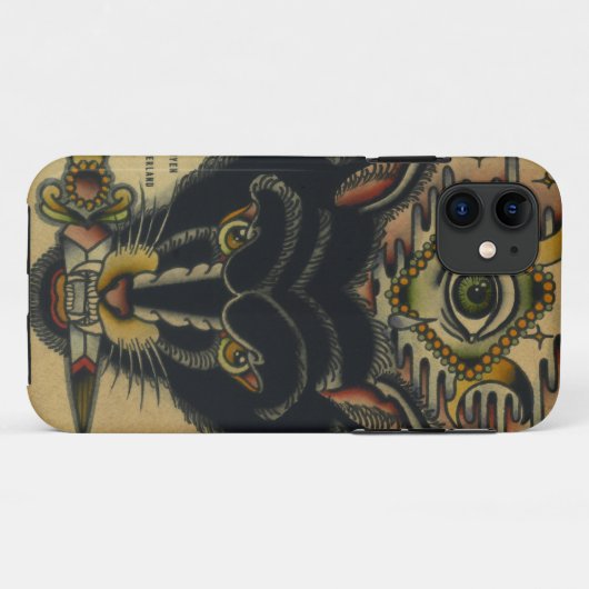 Wolf Case-Mate iPhone Hülle (Rückseite (Horizontal))