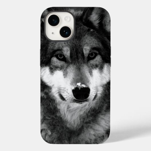 Wolf Case-Mate iPhone Hülle (Rückseite)