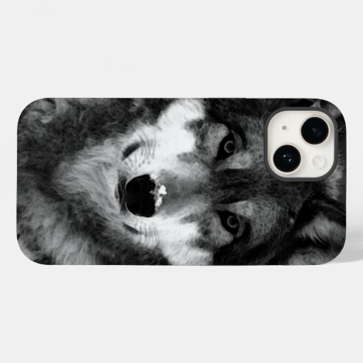 Wolf Case-Mate iPhone Hülle (Rückseite (Horizontal))