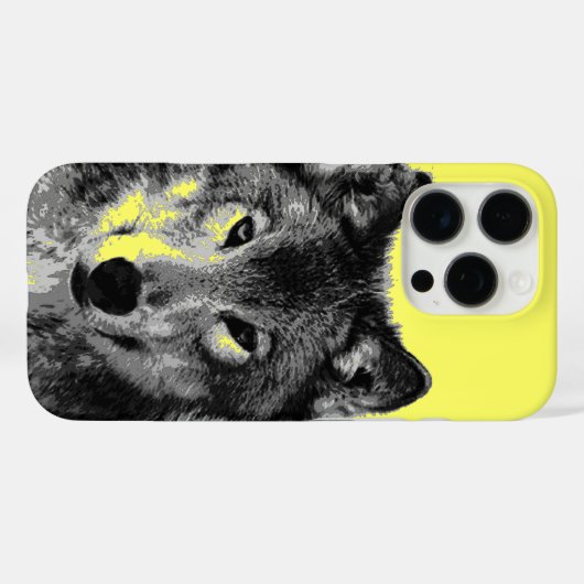 Wolf Case-Mate iPhone Hülle (Rückseite (Horizontal))
