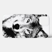 Wolf Case-Mate iPhone Hülle (Rückseite (Horizontal))