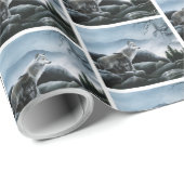 Wolf Castle Guards Geschenkpapier (Rolleneckpunkt)