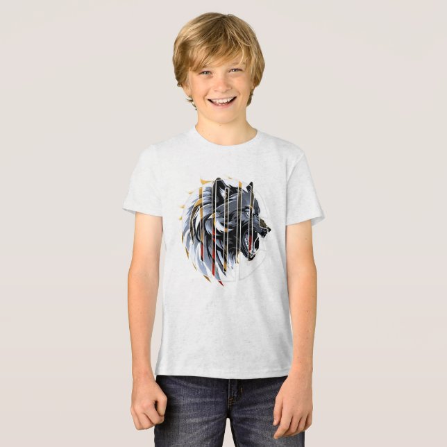 Wolf CBW Tri-Blend Shirt (Vorderseite voll)