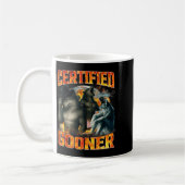 Wolf Certified Gooner Funny Bootleg Meme Dad Papa  Kaffeetasse (Links)