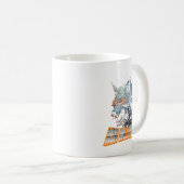 Wolf Chaos Animal Rage Energy Kaffeetasse (VorderseiteRechts)