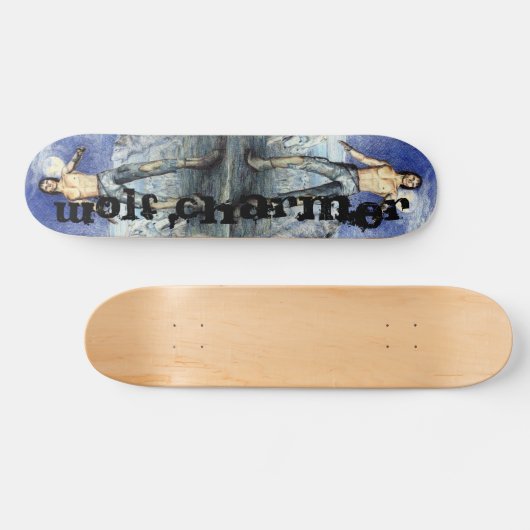 Wolf Charmer Fantasy Scateboard Skateboard (Horizontal)