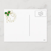 Wolf Christmas Feiertagspostkarte (Rückseite)