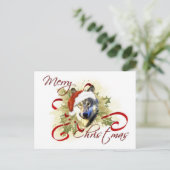 Wolf Christmas Postcards Feiertagspostkarte (Stehend Vorderseite)