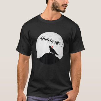 Wolf Christmas S Weihnachtsmannmütze Wolves Pajama T-Shirt