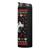 Wolf Christmas Thermosbecher (Nach rechts gedreht)