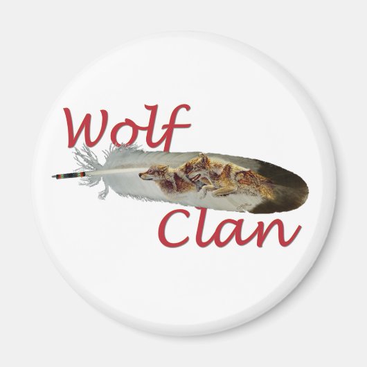 Wolf Clan Magnet (Vorne)