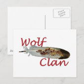 Wolf Clan Postkarte (Vorne/Hinten)