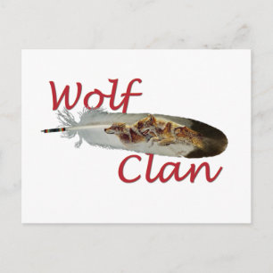 Wolf Clan Postkarte