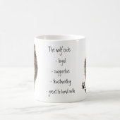Wolf Code Quote, Wolves Animal Tasse (Mittel)