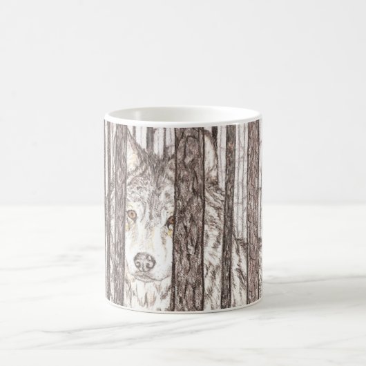 Wolf Coffe Tassen-Isolierung Kaffeetasse (Mittel)