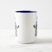Wolf Coffee Kunst Tasse (Zentrum)